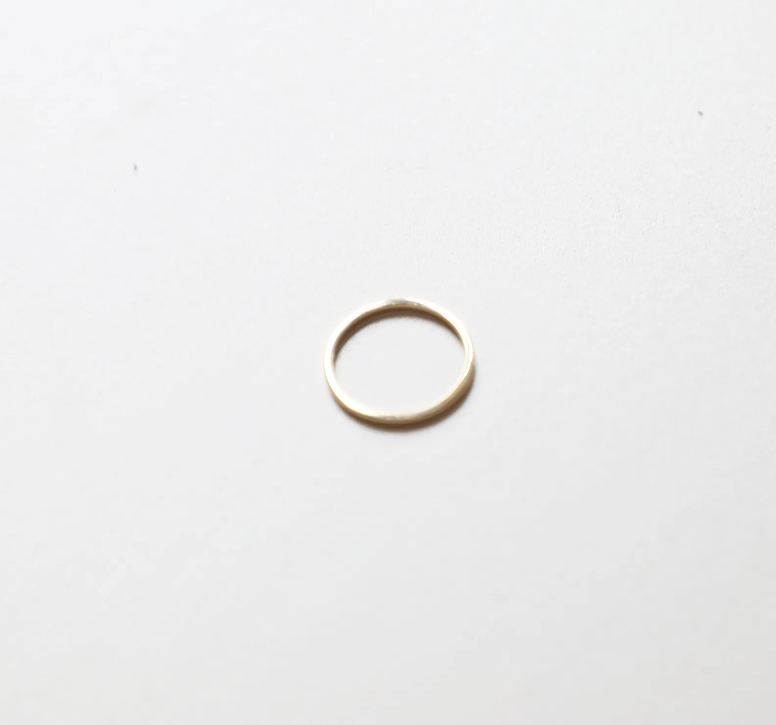 Adina - Band Ring Y14 (no diamonds) Yellow Gold