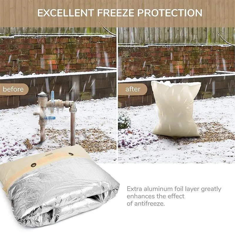 Anti-freeze Outdoor Faucet Protector - 63 x 77cm - Backflow Valve