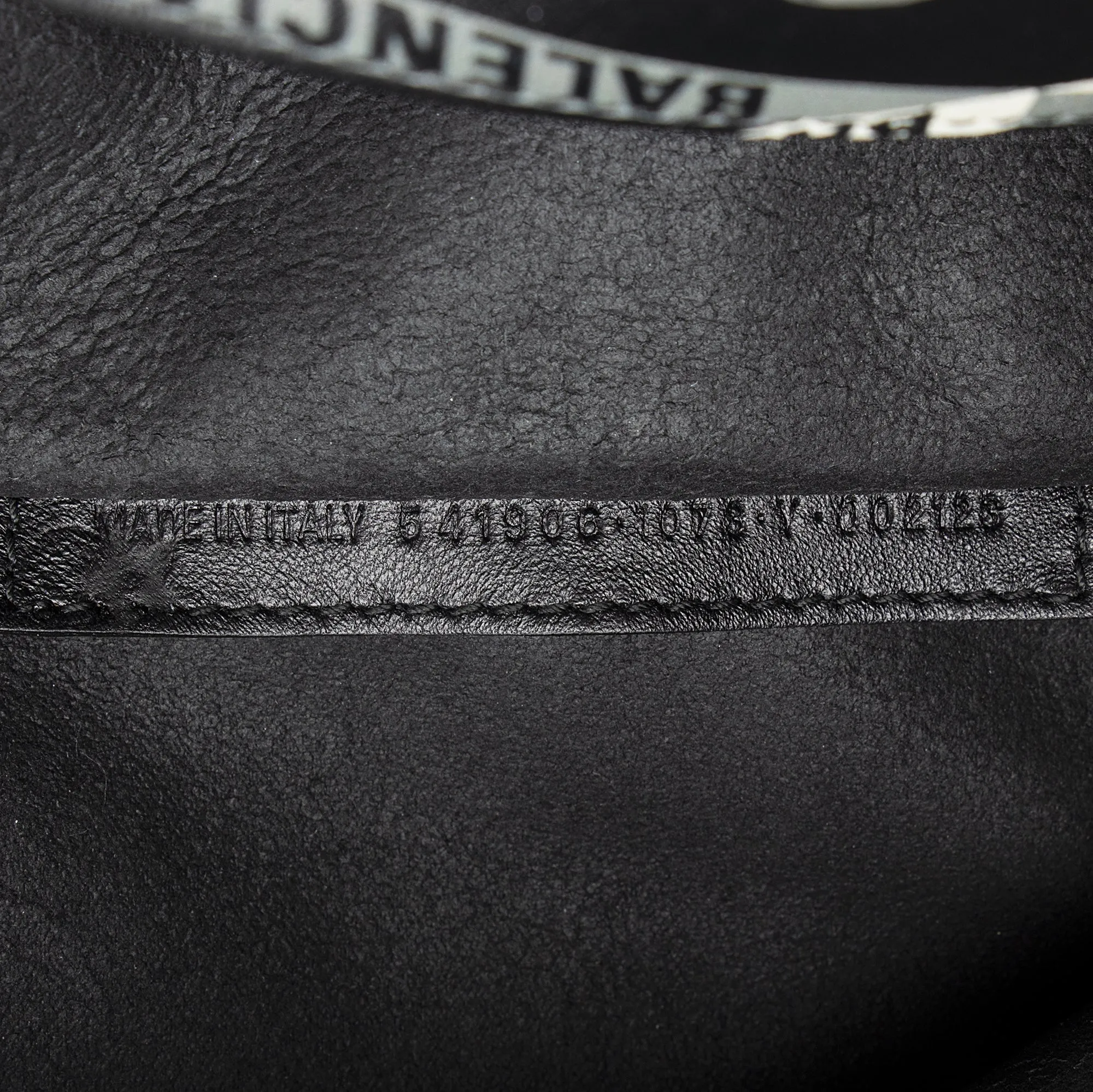 Balenciaga Calfskin Losange Logo N/S Fold Over Market Shopper Tote (SHF-23790)