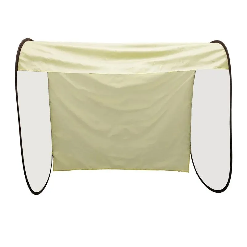 Beige Outdoor Clothes Drying Cover - Dustproof Rainproof Sun Protection