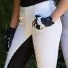 Black Horse Synthetic Black/White Gloves