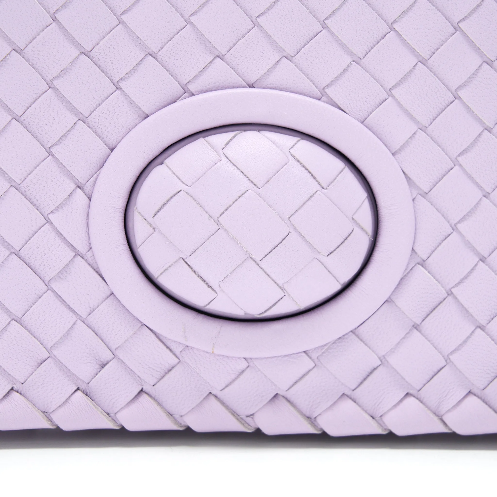 Bottega Veneta Fold Clutch Light Purple