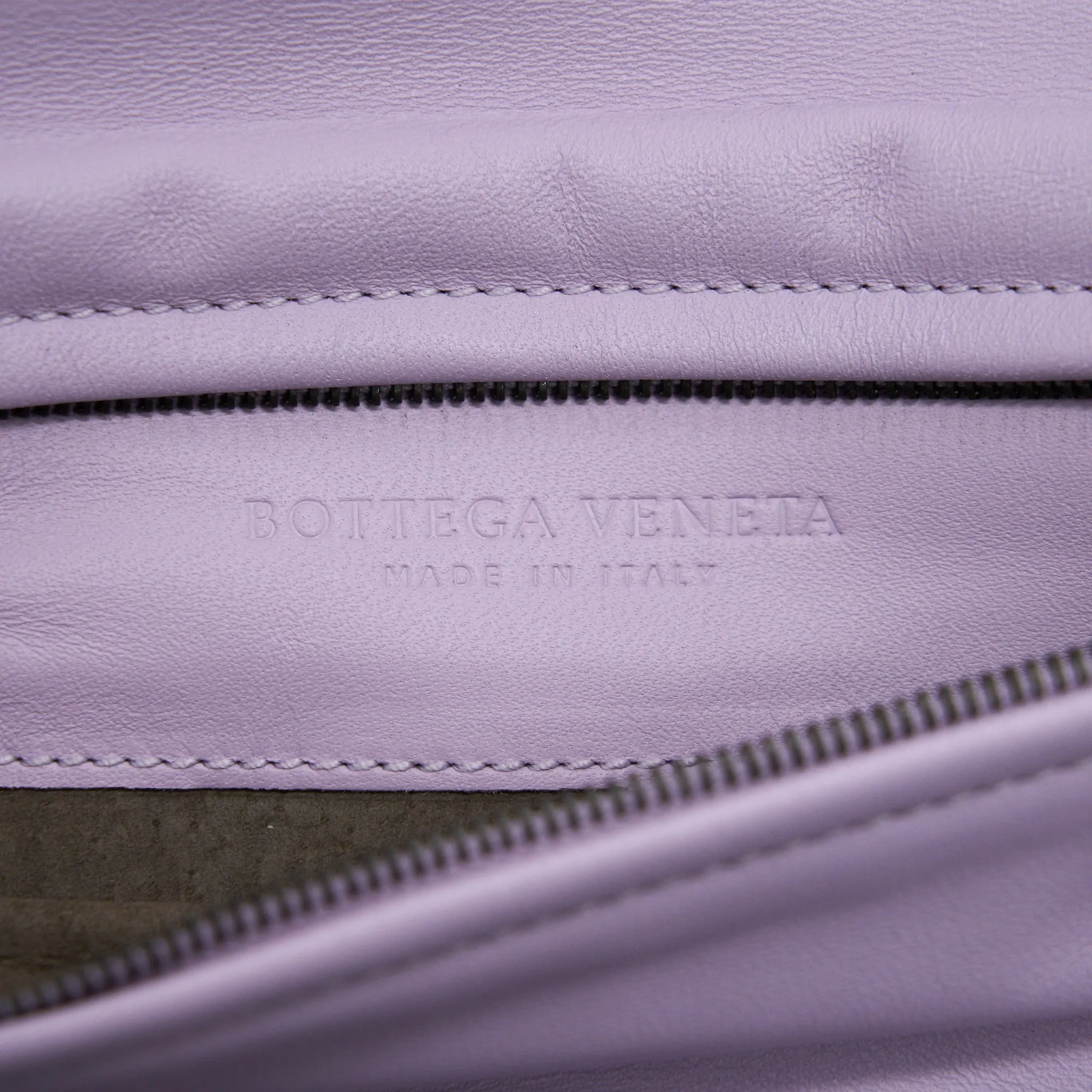 Bottega Veneta Fold Clutch Light Purple