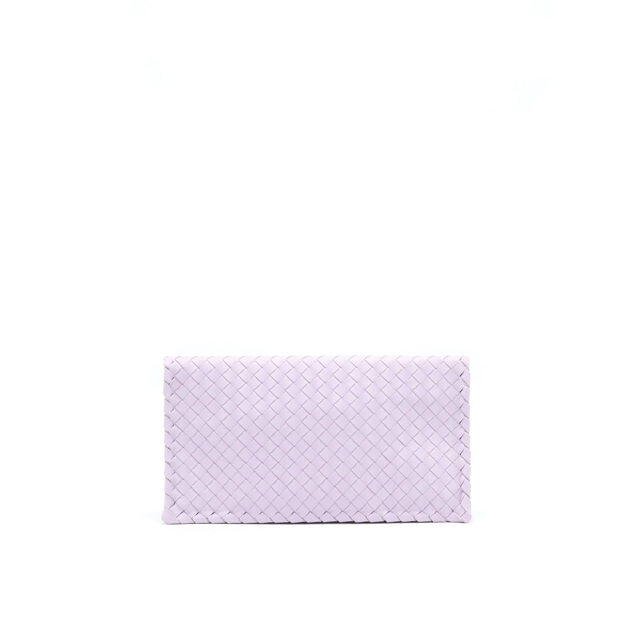 Bottega Veneta Fold Clutch Light Purple