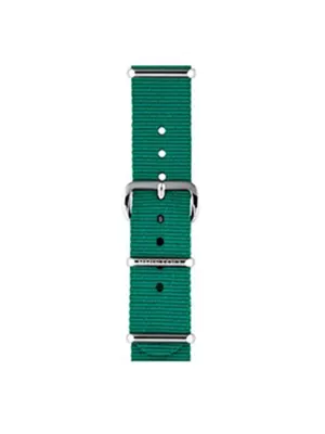 Briston Nato Strap Mint Polished Steel 18mm
