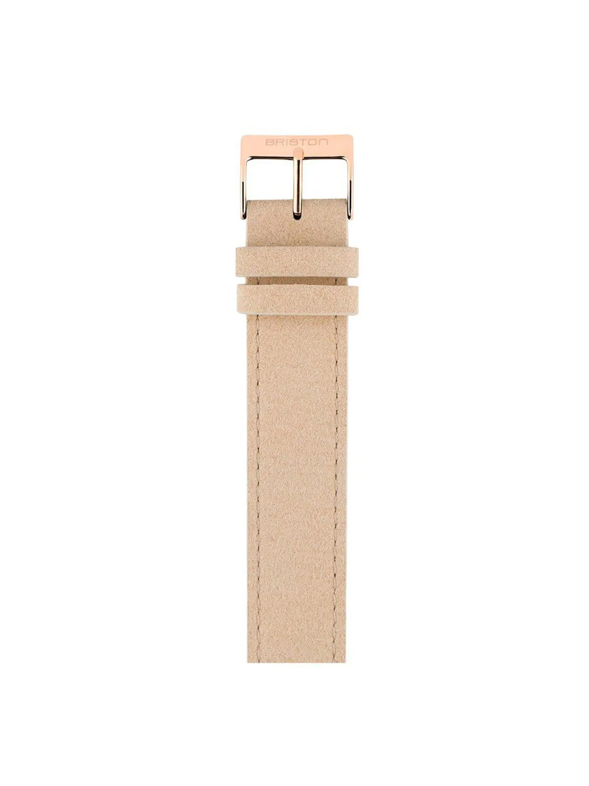 Briston Suede Strap Beige Rose Gold 18mm