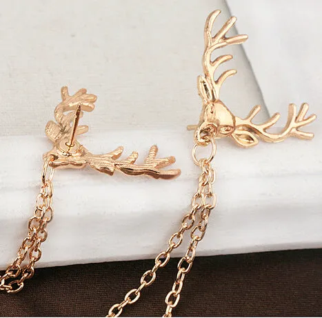 Brooch with Double Chain Collar Pins