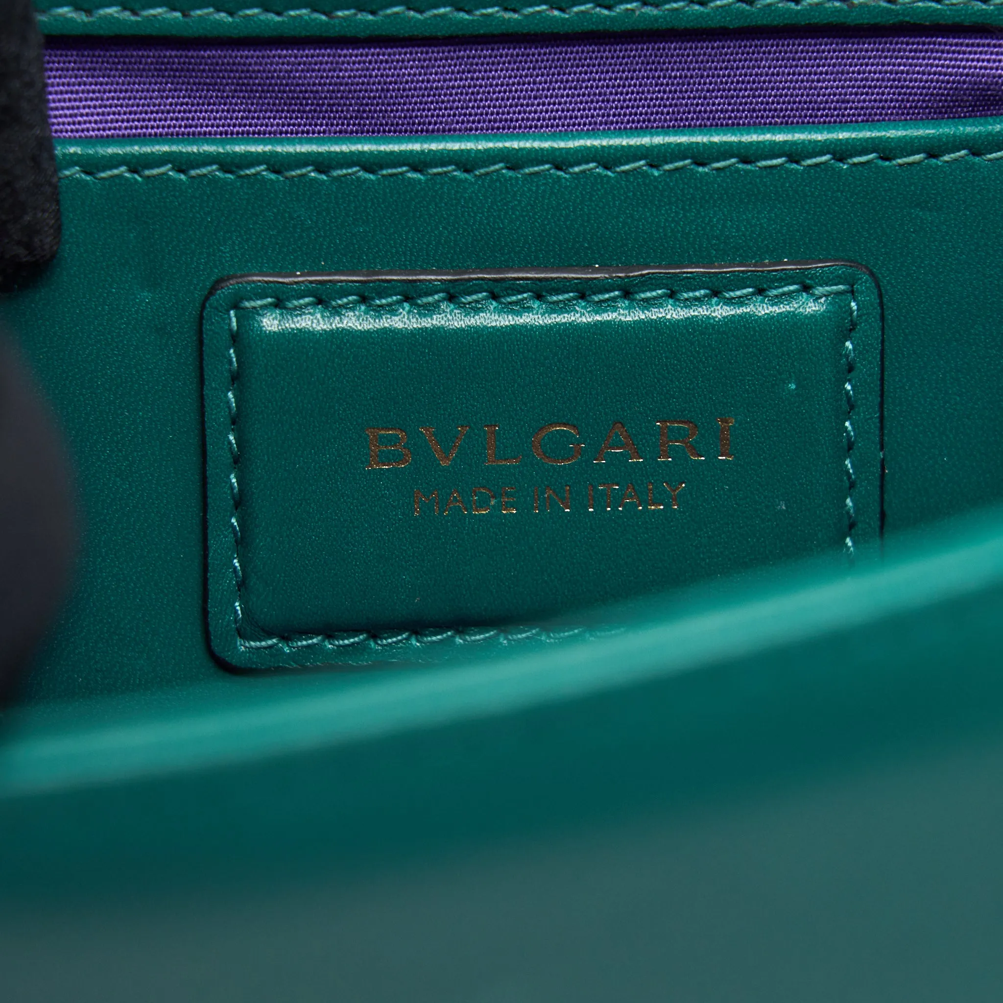 Bvlgari Sling Crossbody Bag Green