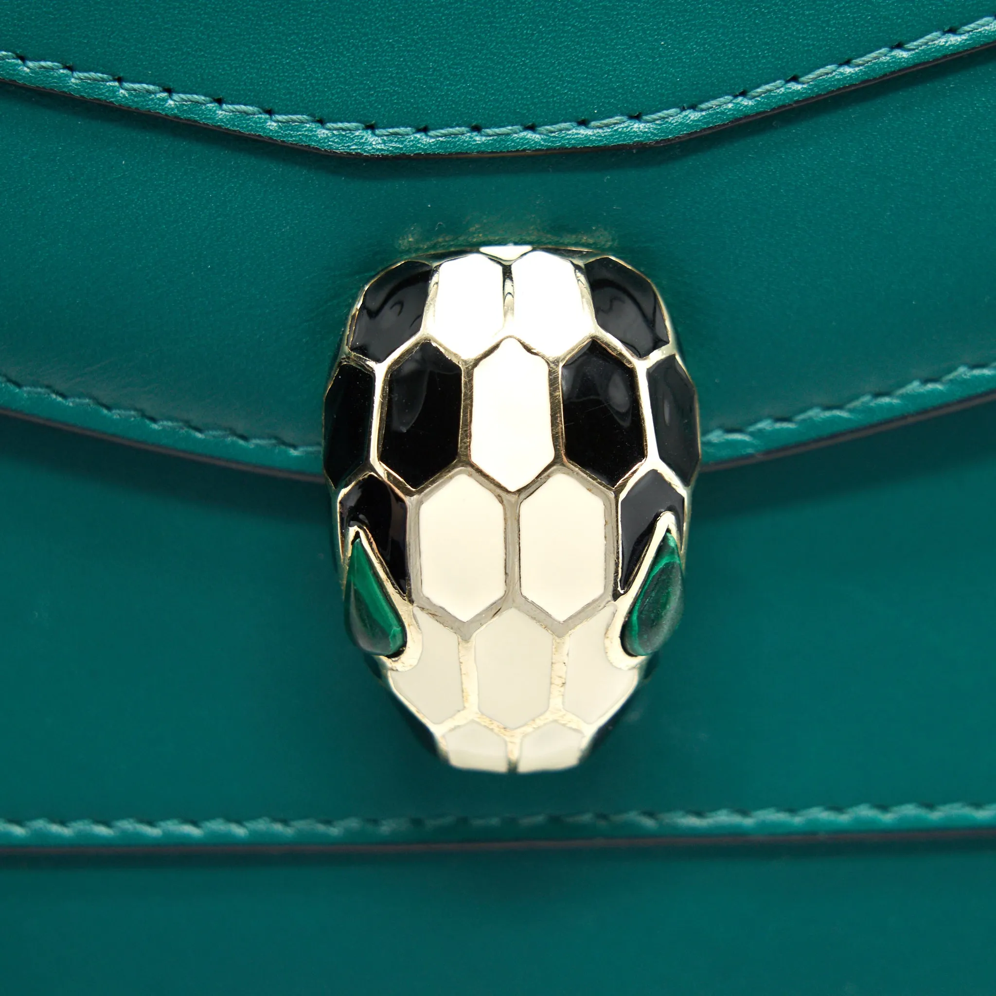 Bvlgari Sling Crossbody Bag Green