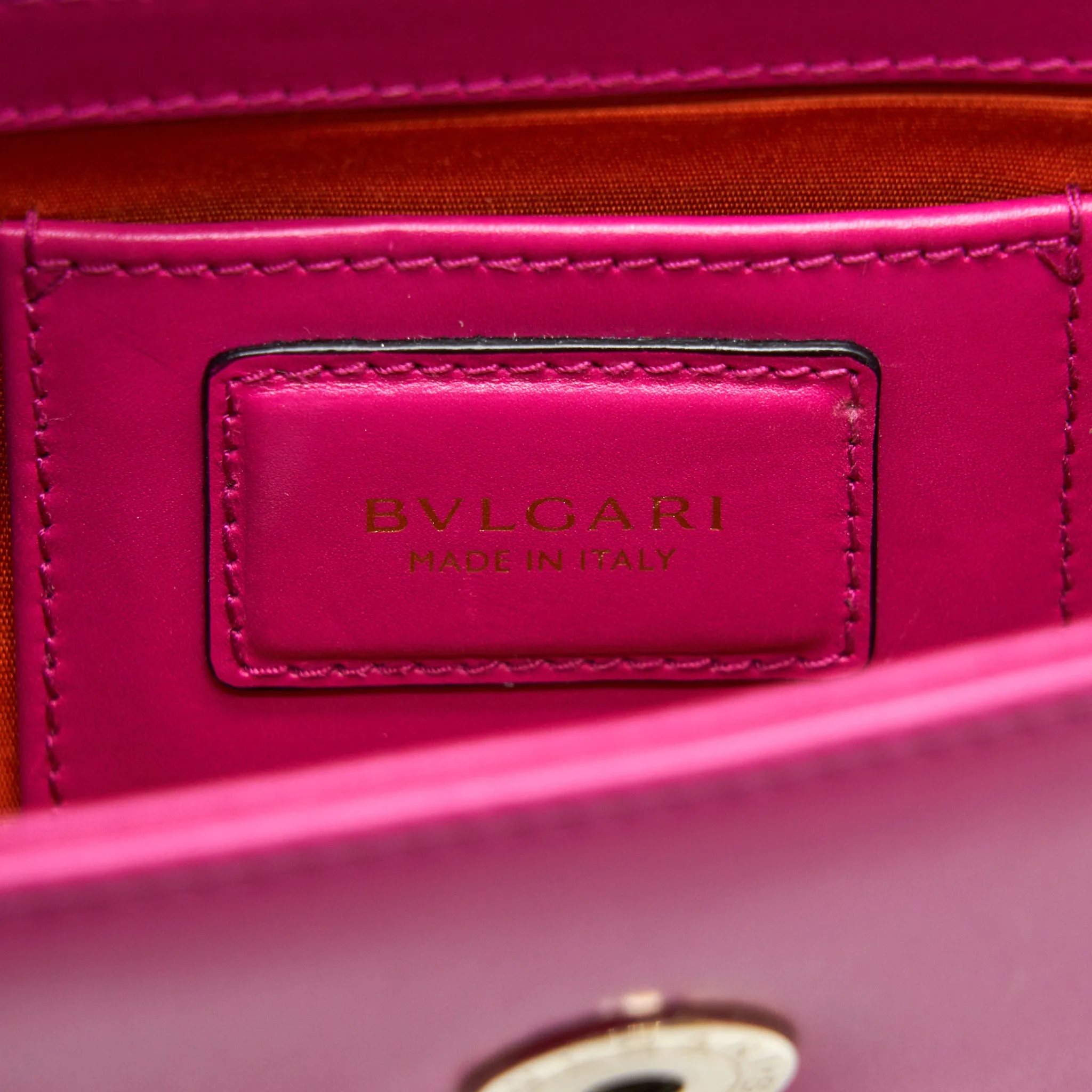 Bvlgari Sling Pink Spinel Female Crossbody Bag