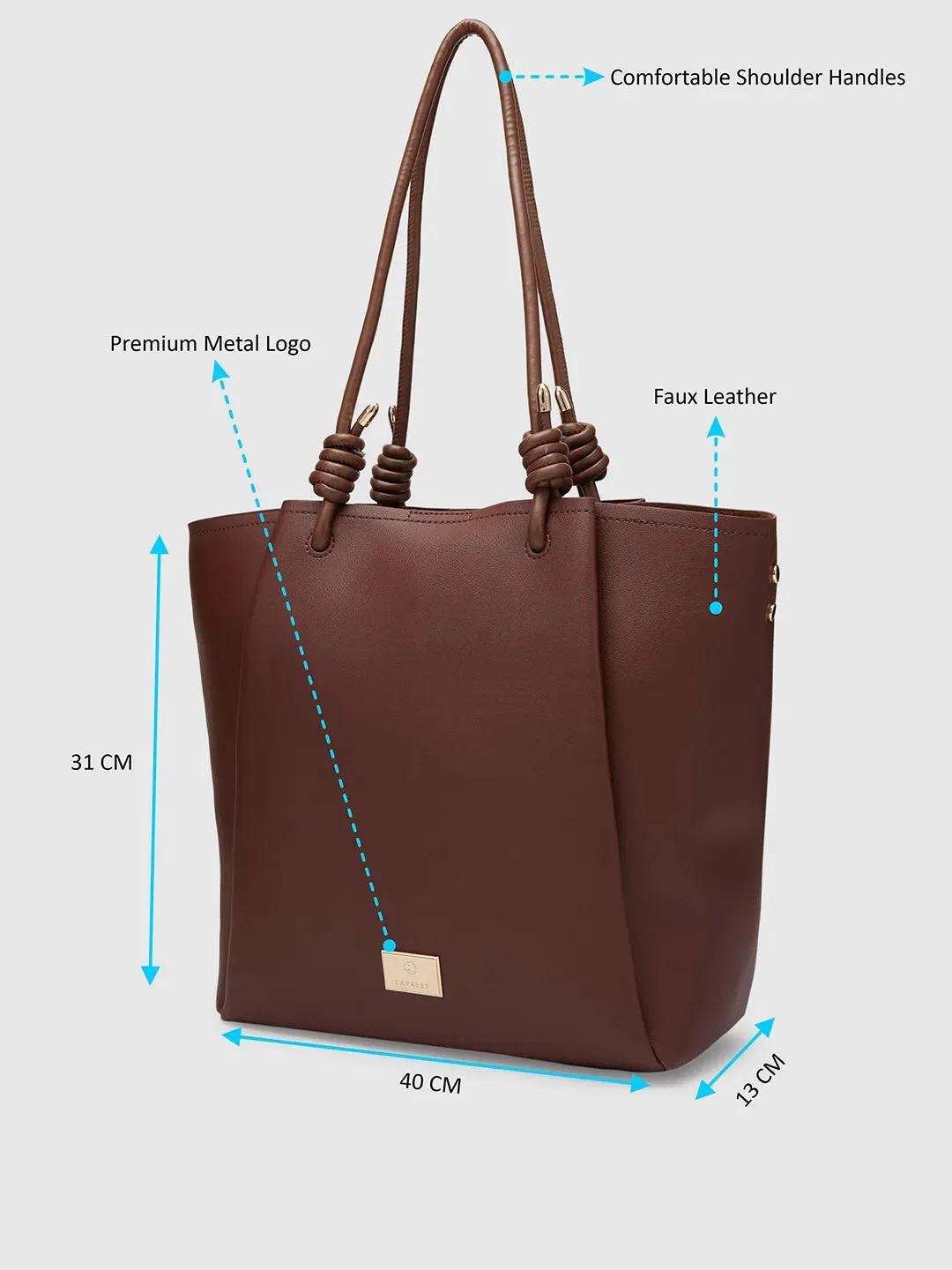 Caprese Keera Tote Large Taupe
