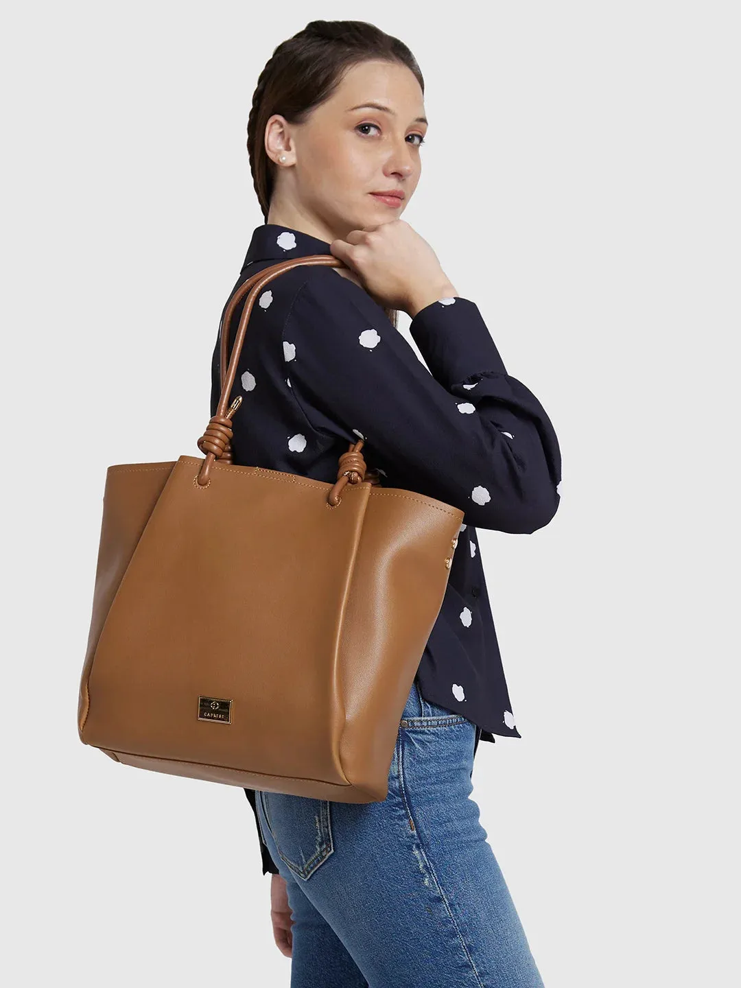 Caprese Keera Tote Large Taupe