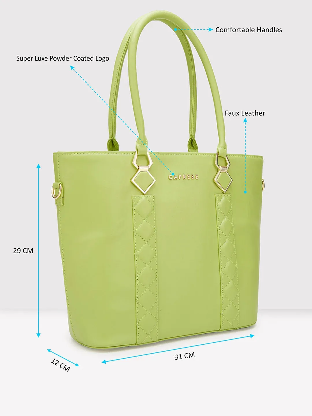 Caprese Lydia Tote Large Lime
