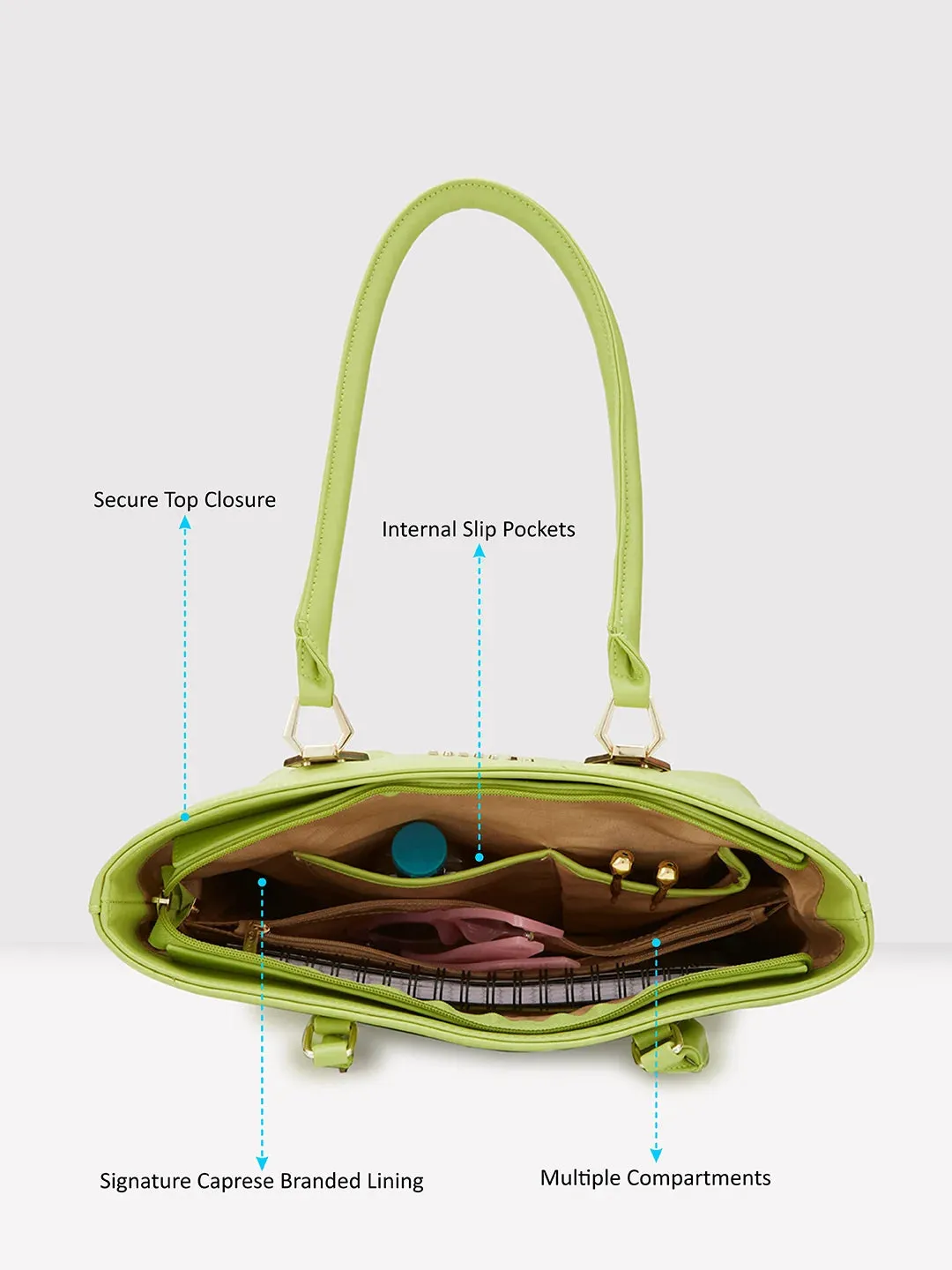 Caprese Lydia Tote Large Lime