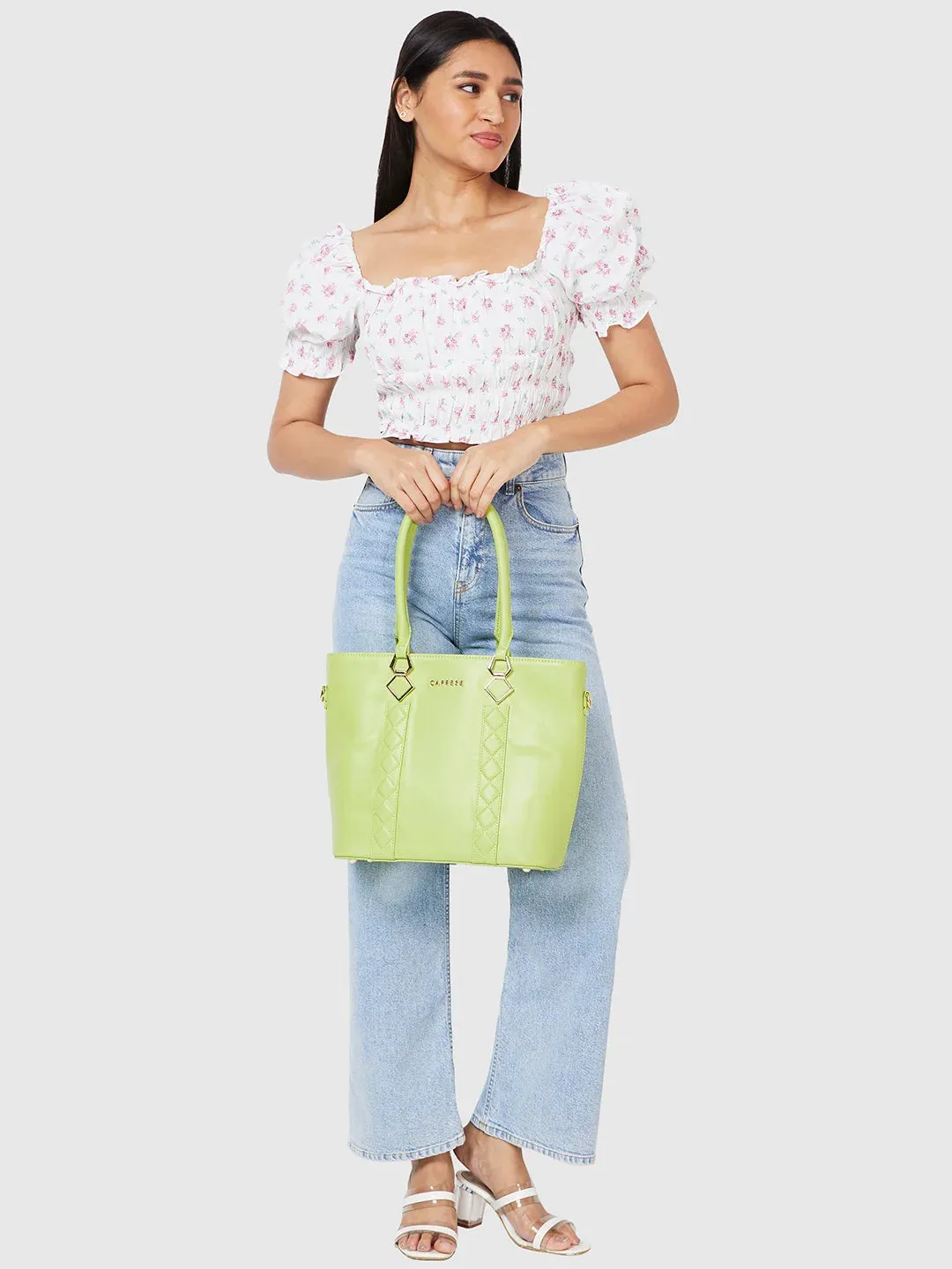 Caprese Lydia Tote Large Lime