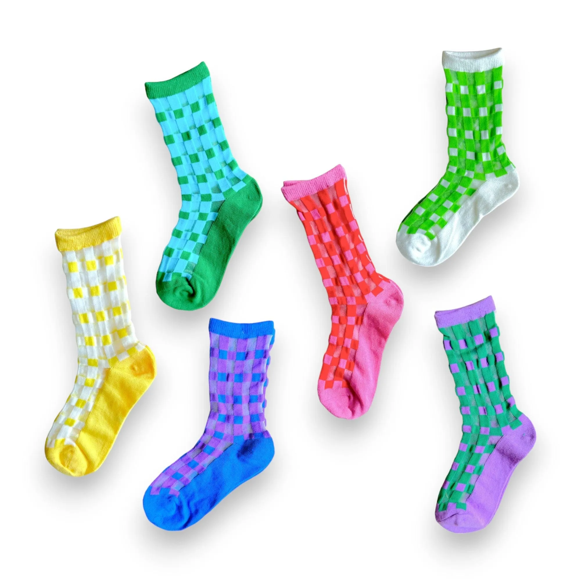 Checked Out Socks