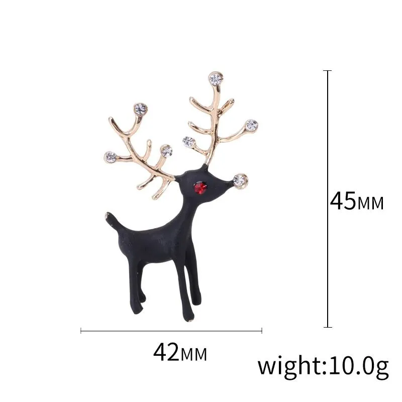 Christmas Themed Cloth Decoration Enamel Brooch Pins