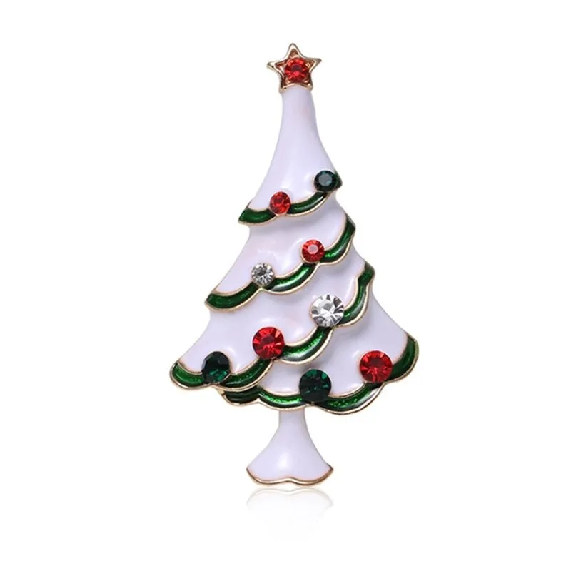 Christmas Themed Cloth Decoration Enamel Brooch Pins
