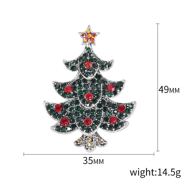 Christmas Themed Cloth Decoration Enamel Brooch Pins