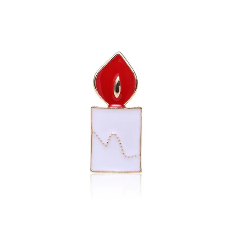 Christmas Themed Cloth Decoration Enamel Brooch Pins