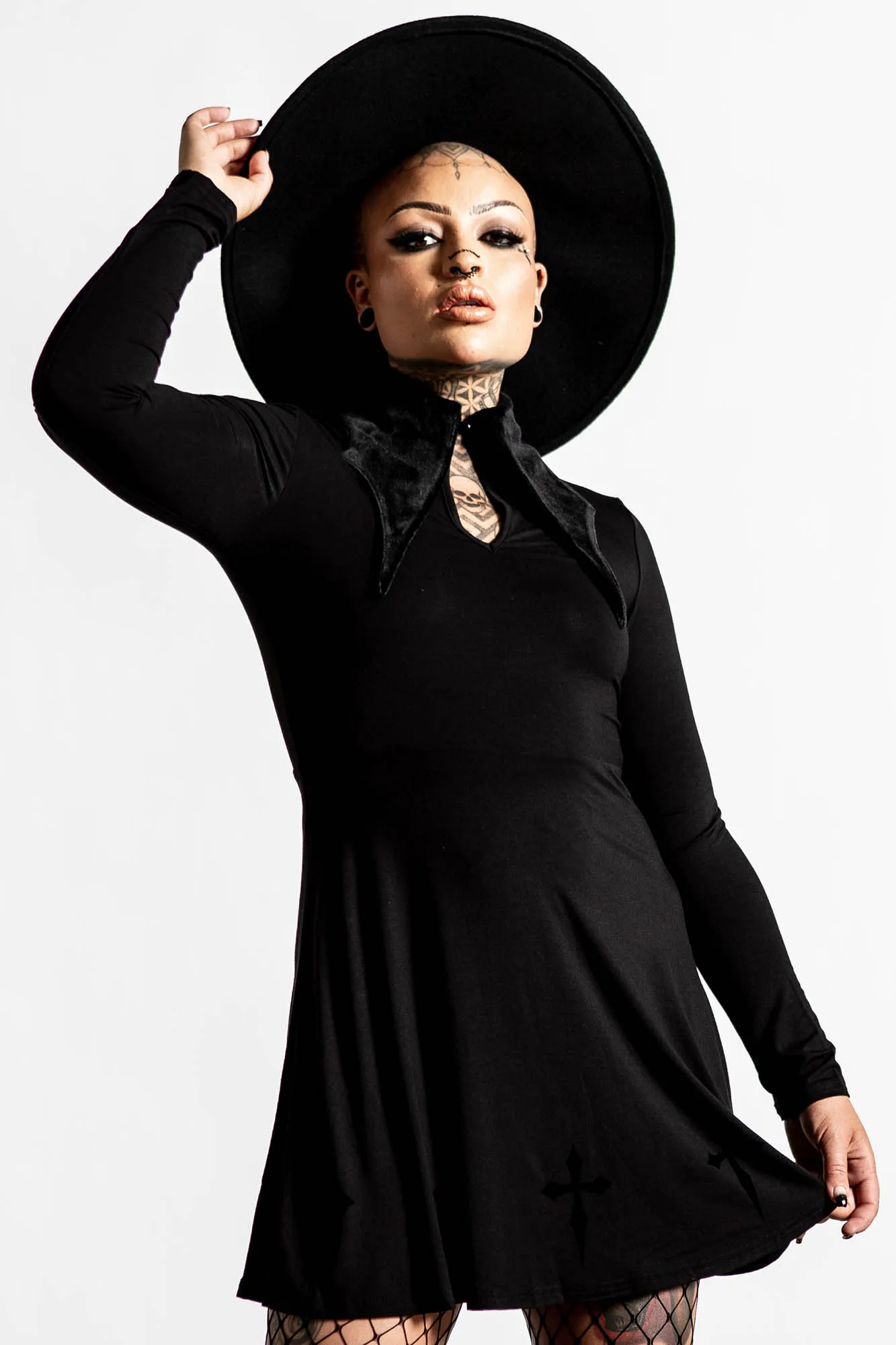 Elissabat Collar Dress