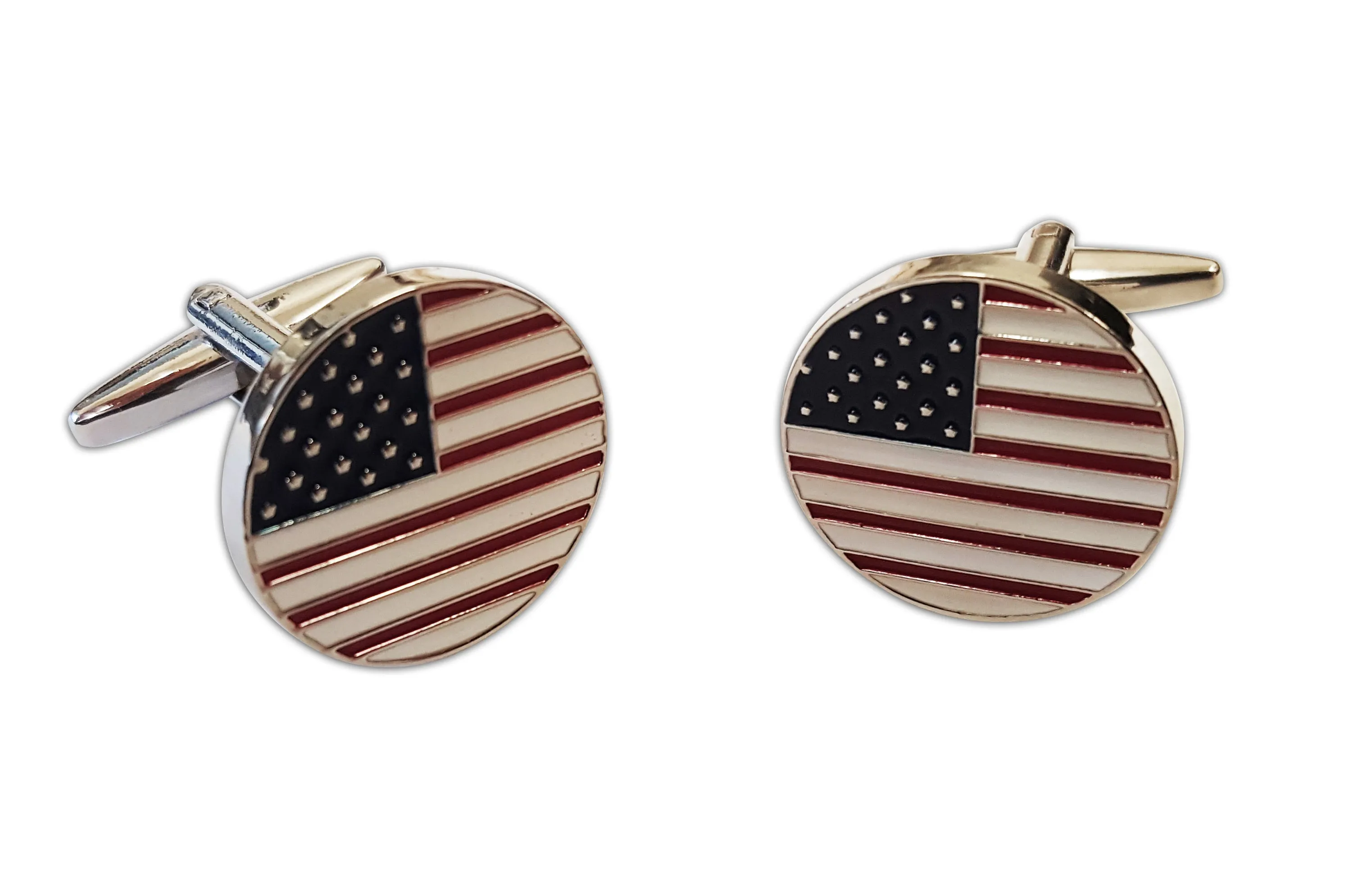 First Class Circle Flag Cufflinks (Pair)