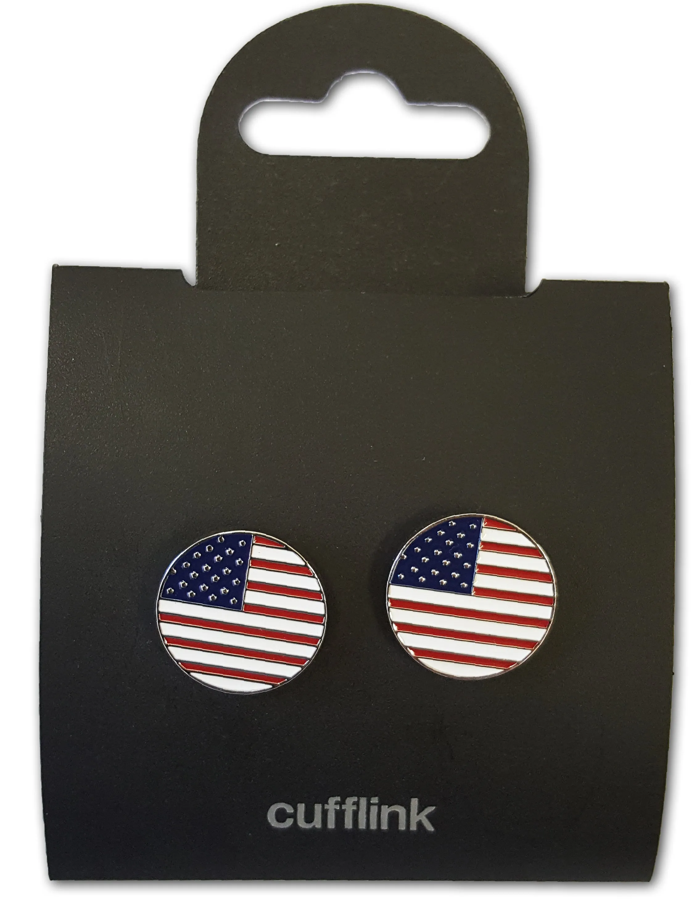 First Class Circle Flag Cufflinks (Pair)