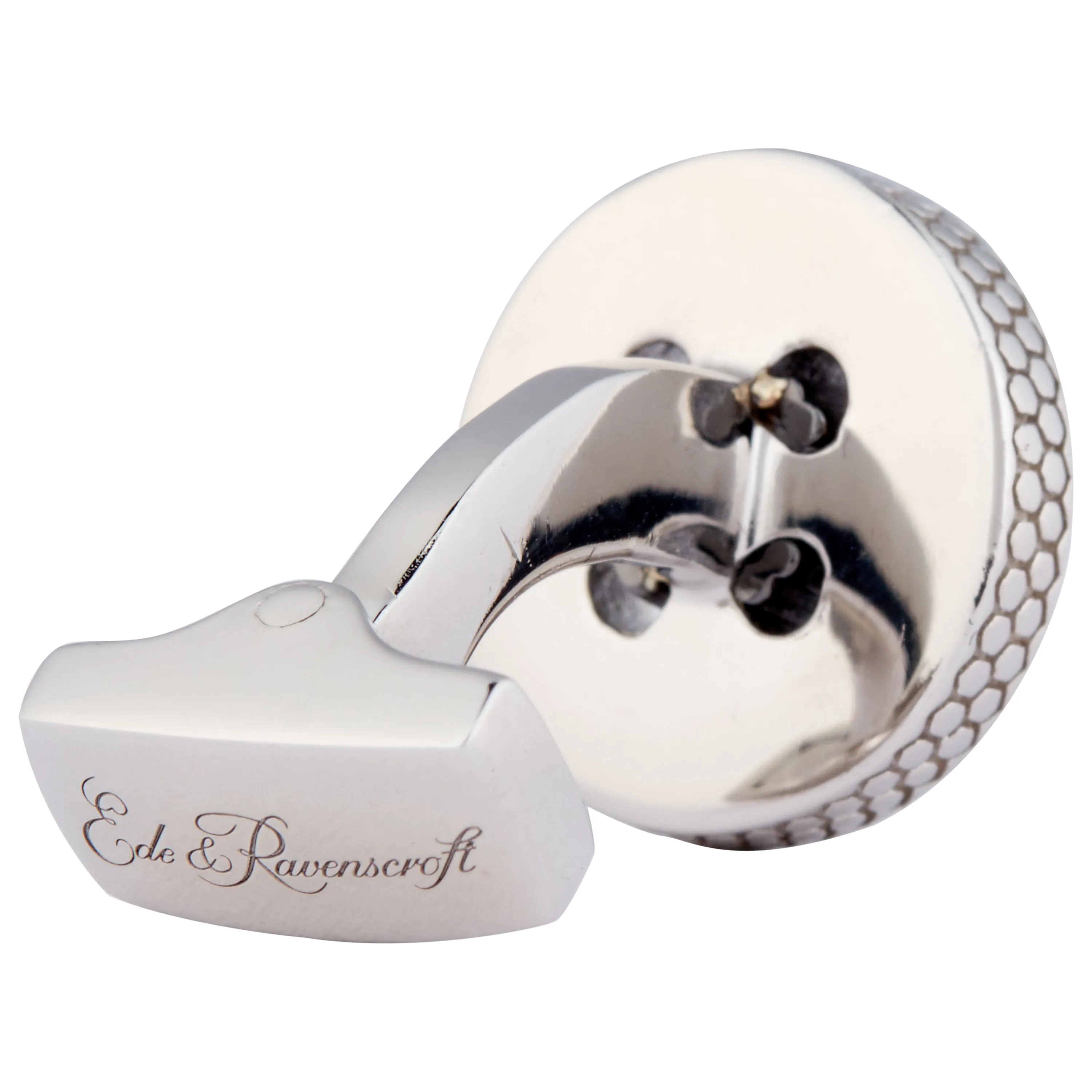 Gunmetal Button Cufflinks