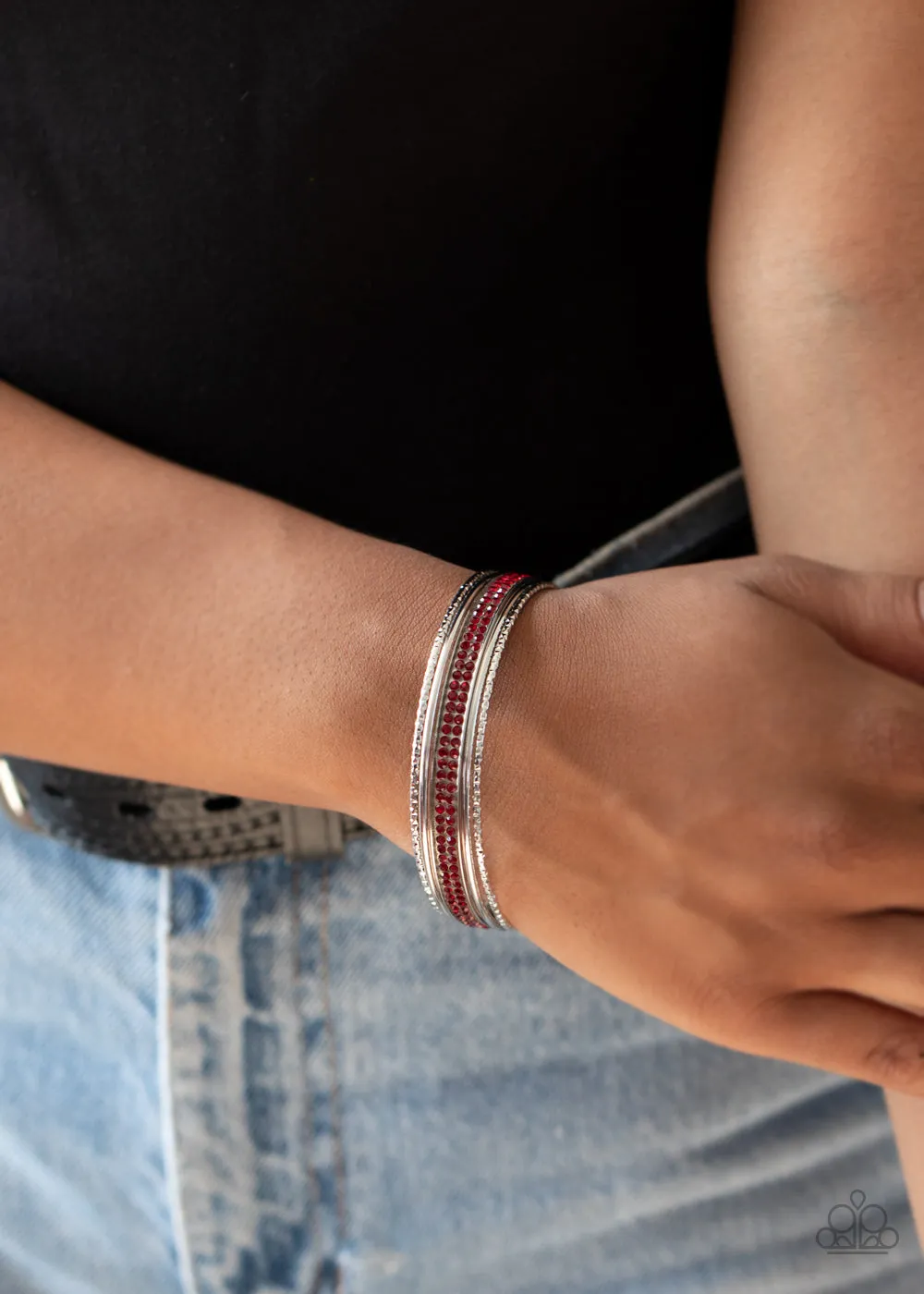 Heap It On - Red Paparazzi Accessories