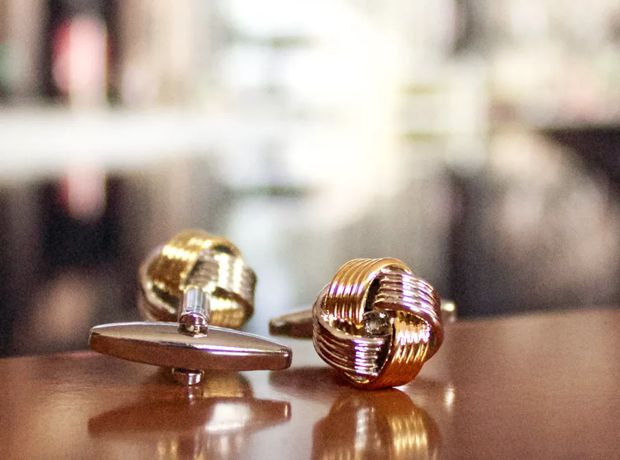 KingCuffs Stripe Knot Cufflink