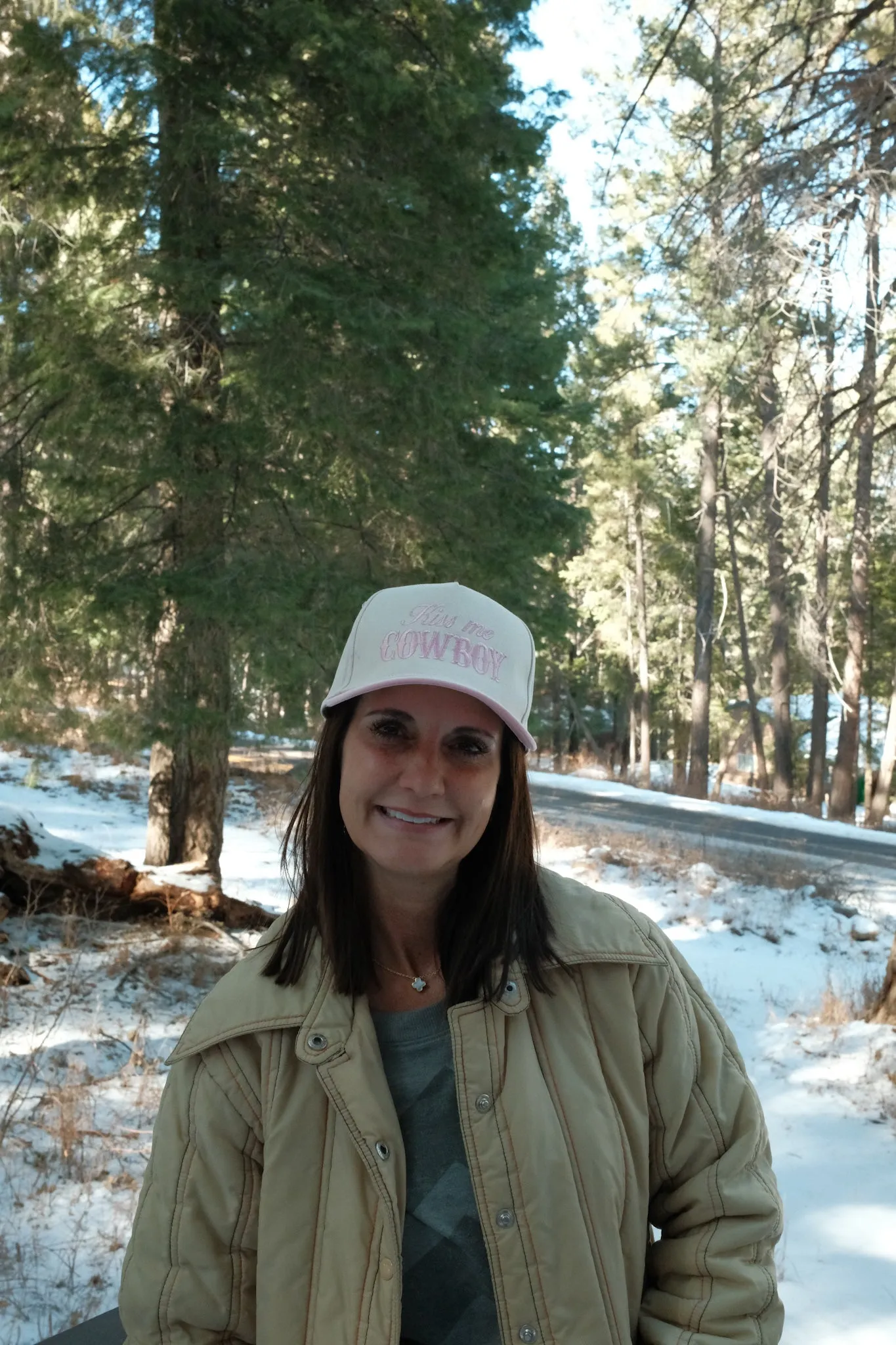 Kiss Me Cowboy Hat- Pink