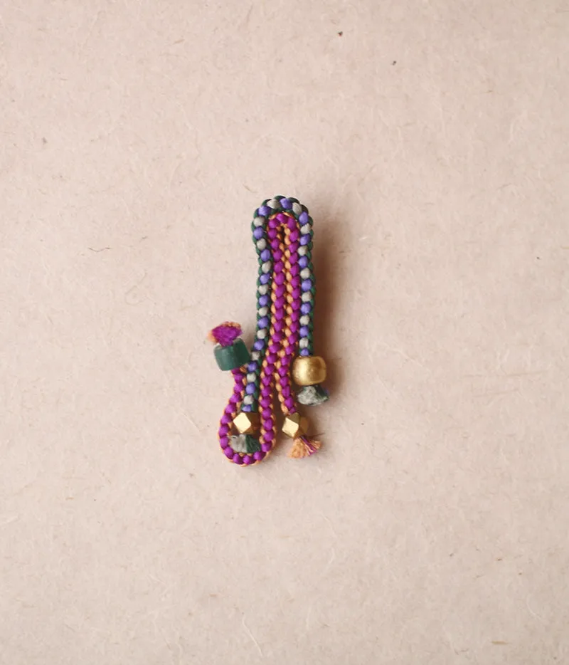 Kumihimo Brooch [D]