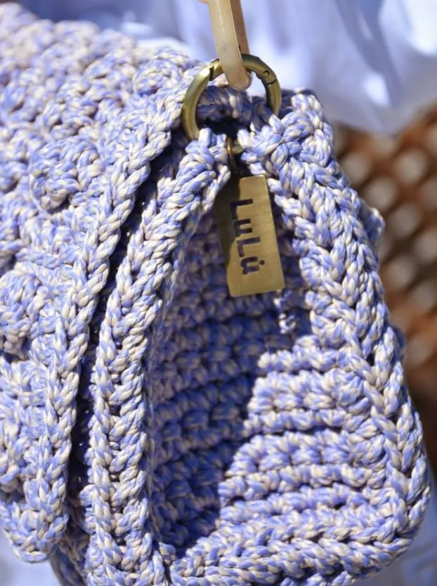 Lulu K Bubbles Bag - Lilac/Nude