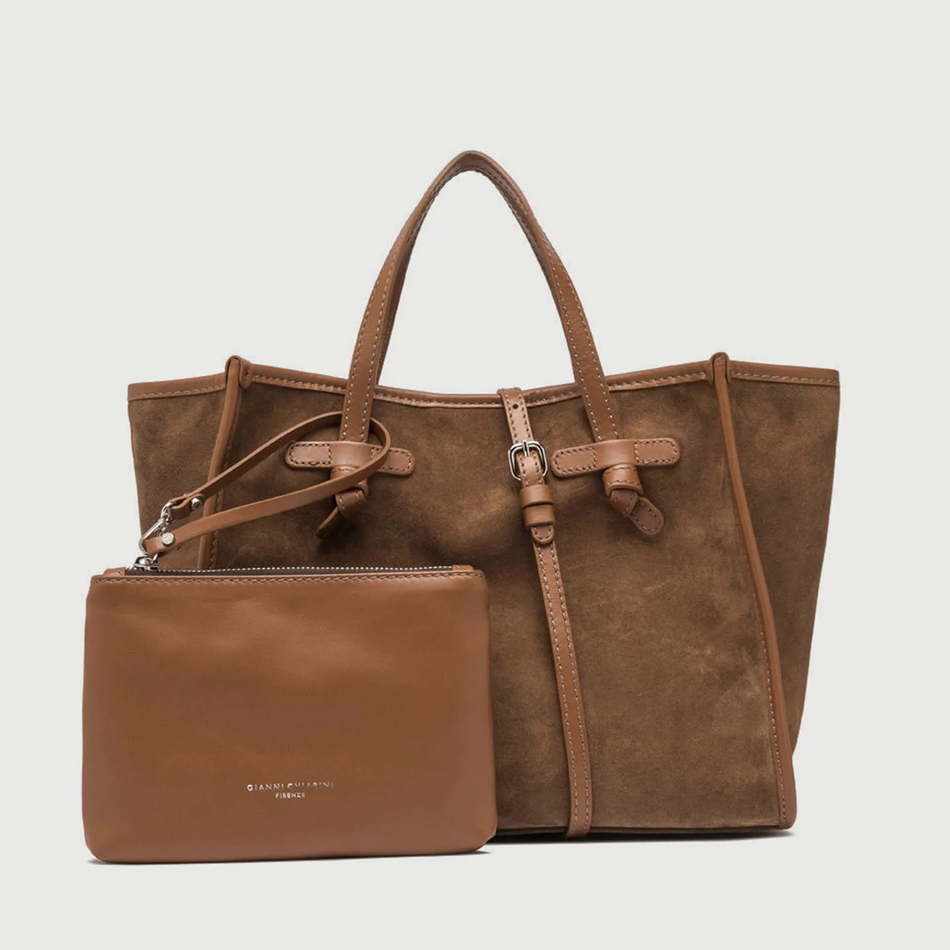 MARCELLA CLUB HANDBAG BS 9752 CM-PL 099 BROWN
