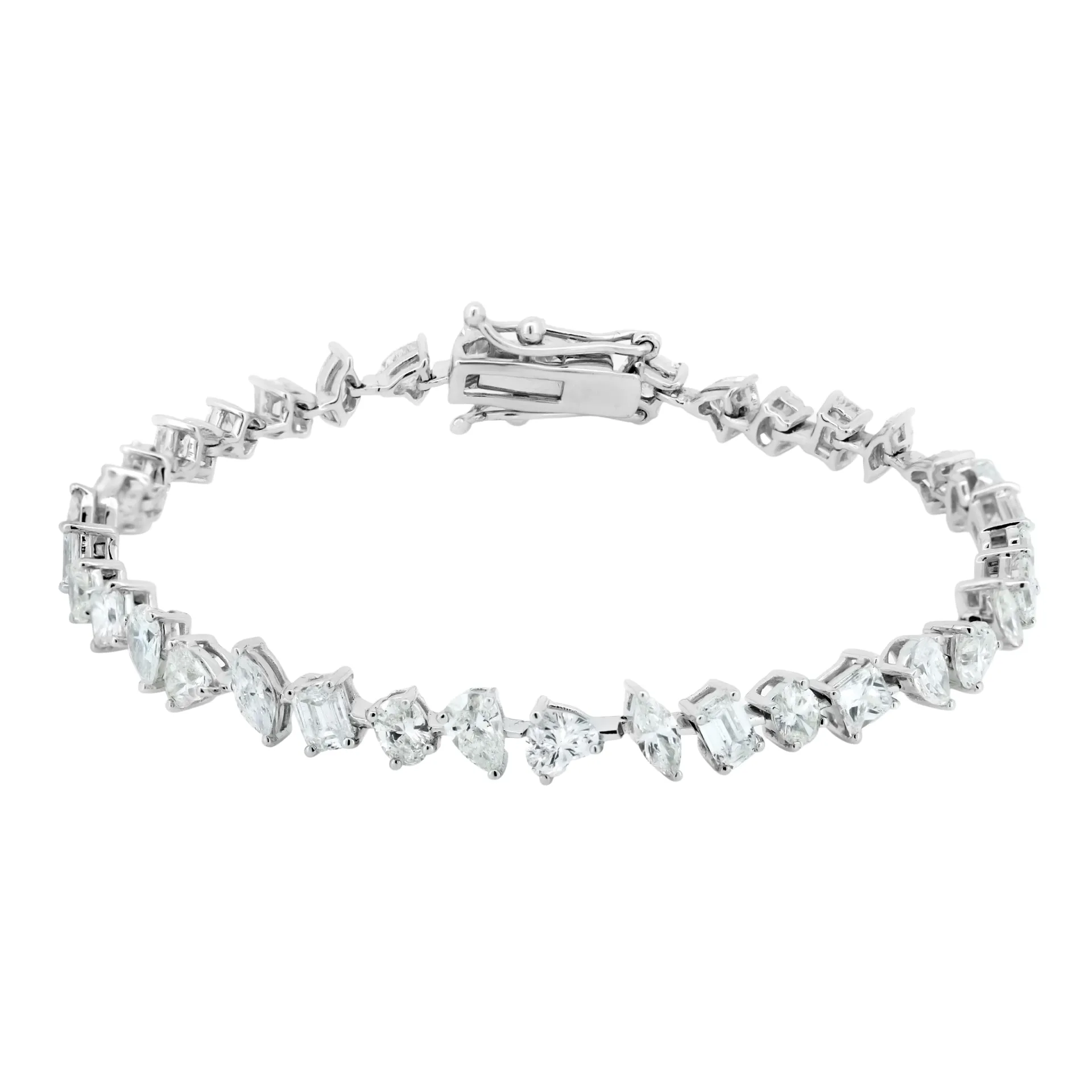 Miss Diamond Shapes Tennis Bracelet