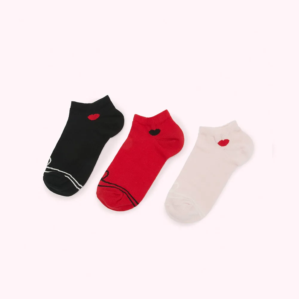 MULTI LIPS TRAINER SOCKS - 3 PAIRS