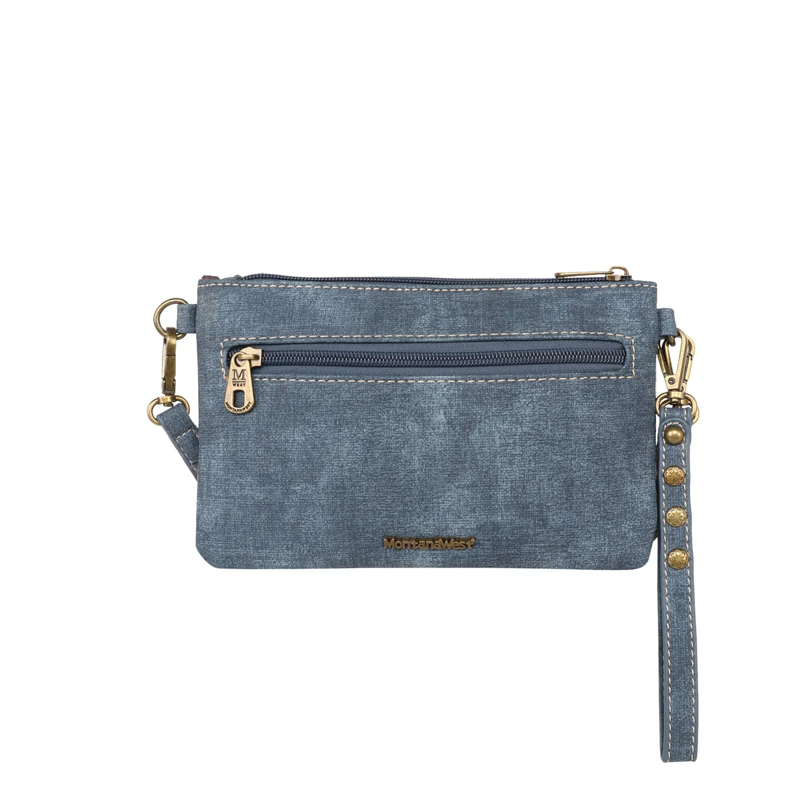 MW1213-181 Montana West Embroidered Collection Clutch/Crossbody