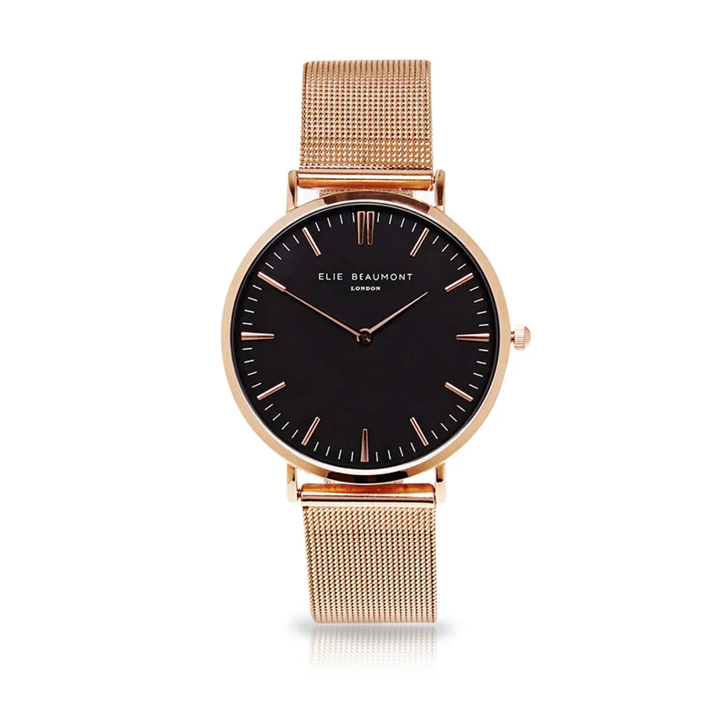 Oxford Small Mesh Rosegold/Black