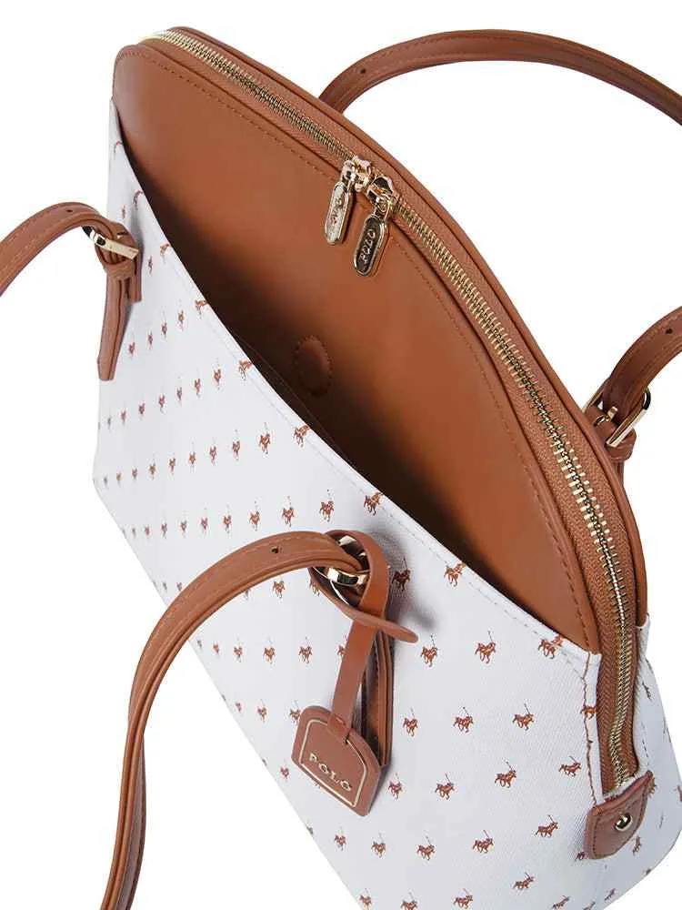 Polo New Iconic Dome Handbag | White