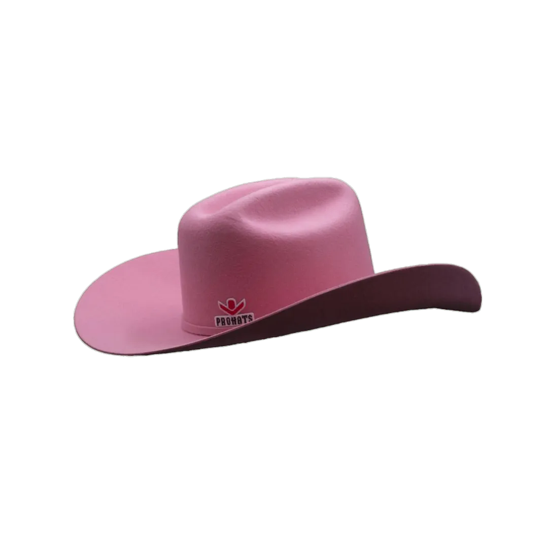 Pro Hats Women's Stockyard Pink Precreased Cowboy Hat