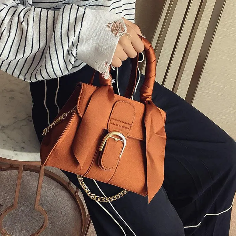 Satin Bow Handbag