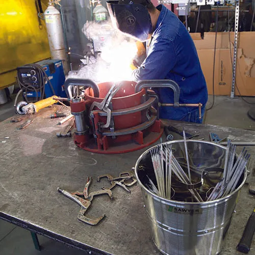 Sawyer Welding Rod Bucket - Stainless Steel
