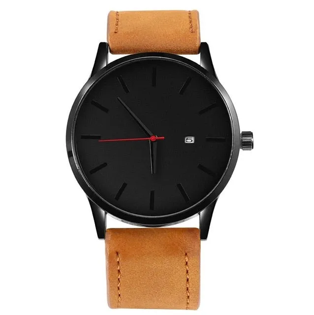 SOXY Watch Fashion Top Brand Luxury Watch Men Sport Watches Leather Casual