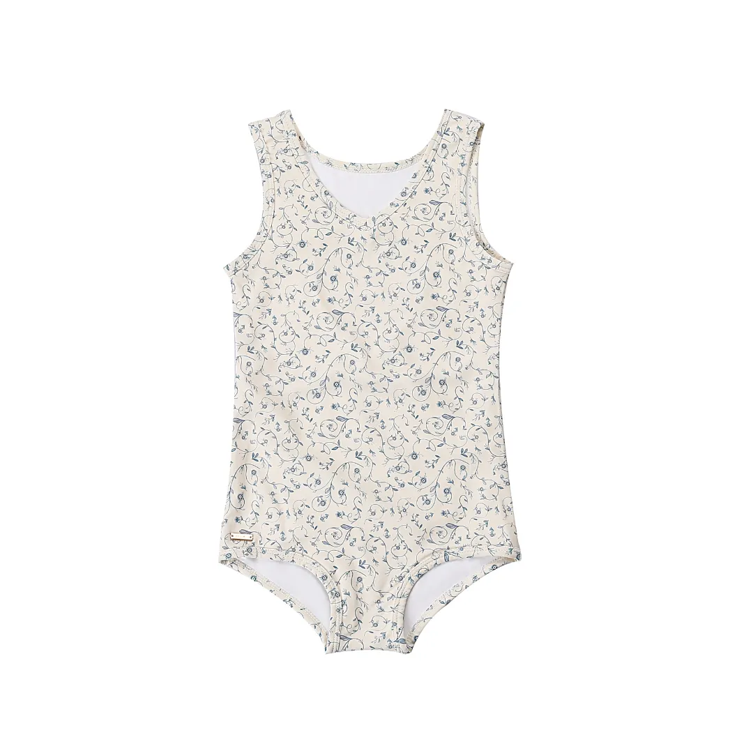 Sweetheart 1 Piece Swimsuit | UPF   Recycled - Scandi Floral