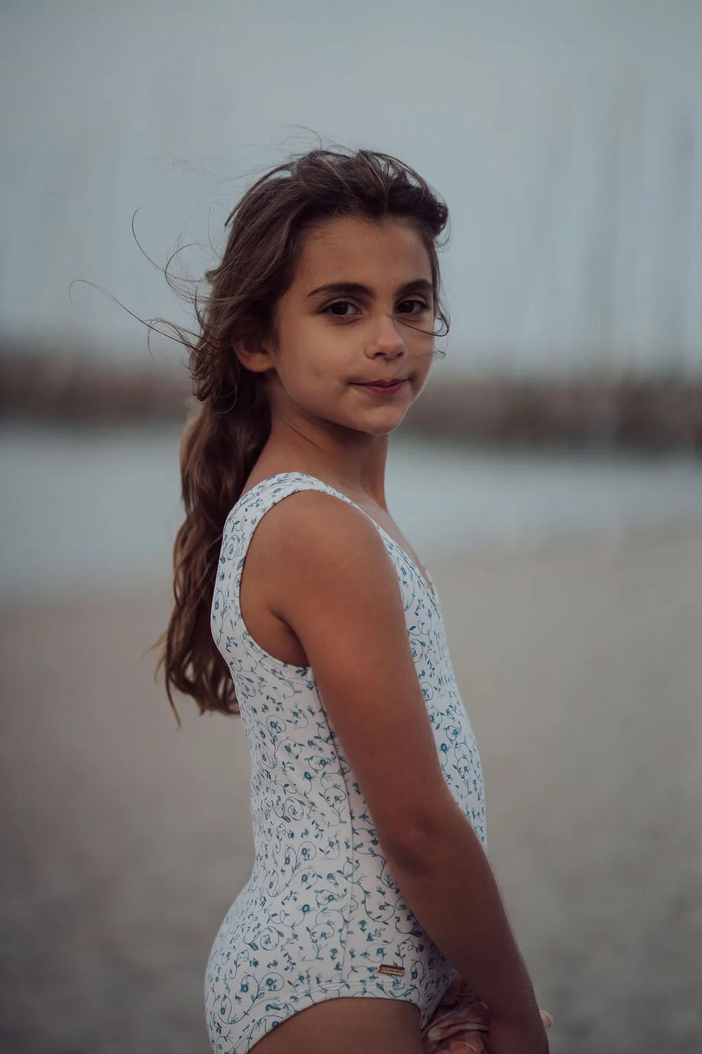 Sweetheart 1 Piece Swimsuit | UPF   Recycled - Scandi Floral