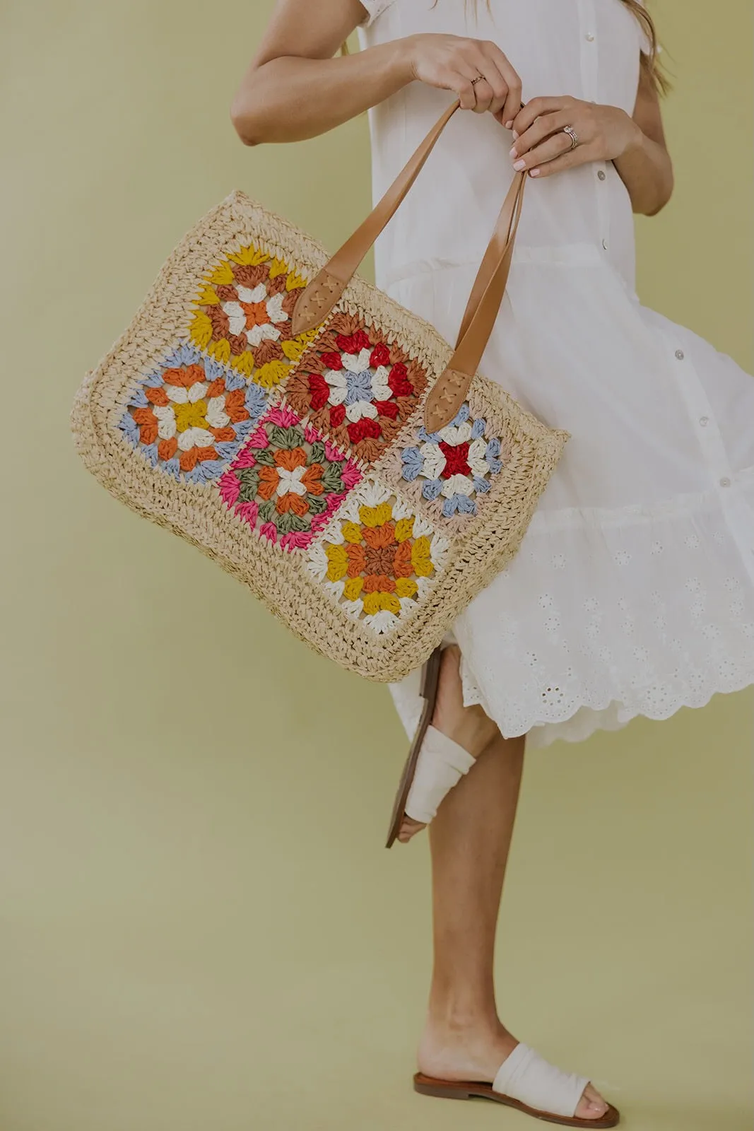 The Ed Granny Square Tote