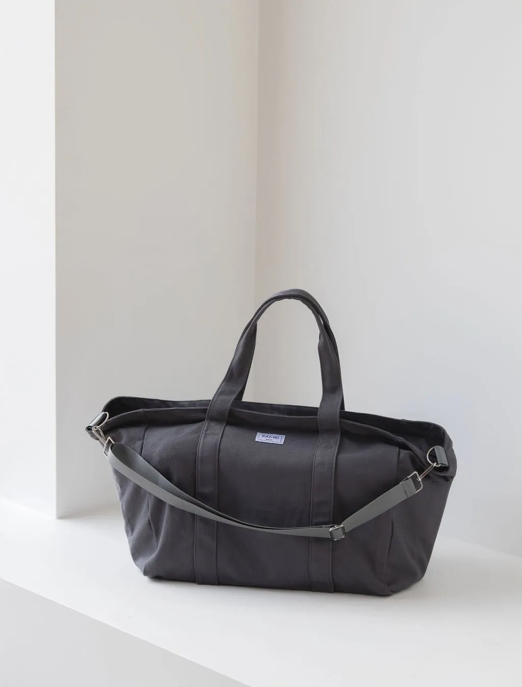 The Essential Bambi Bag Charcoal with lined insert