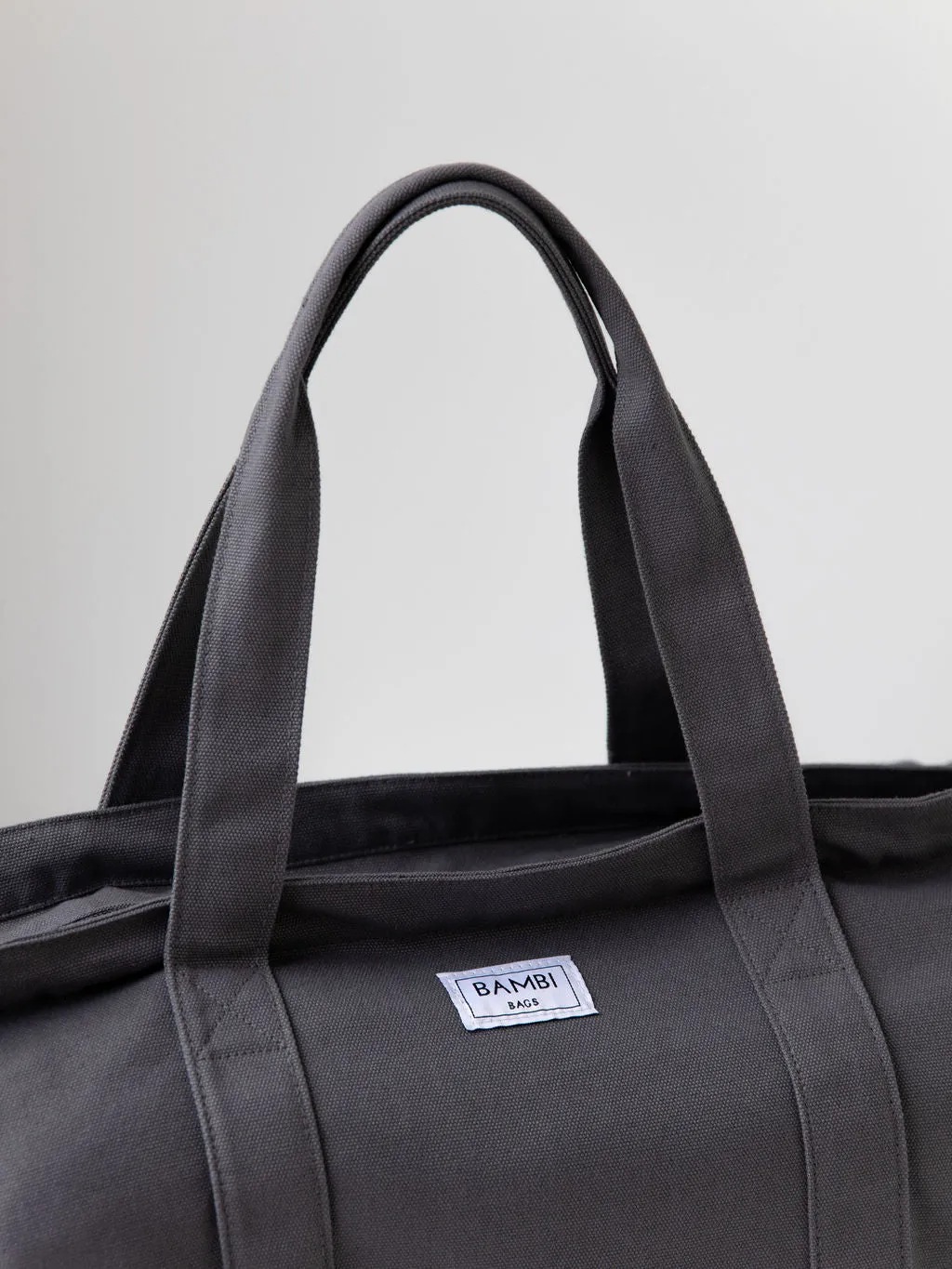 The Essential Bambi Bag Charcoal with lined insert