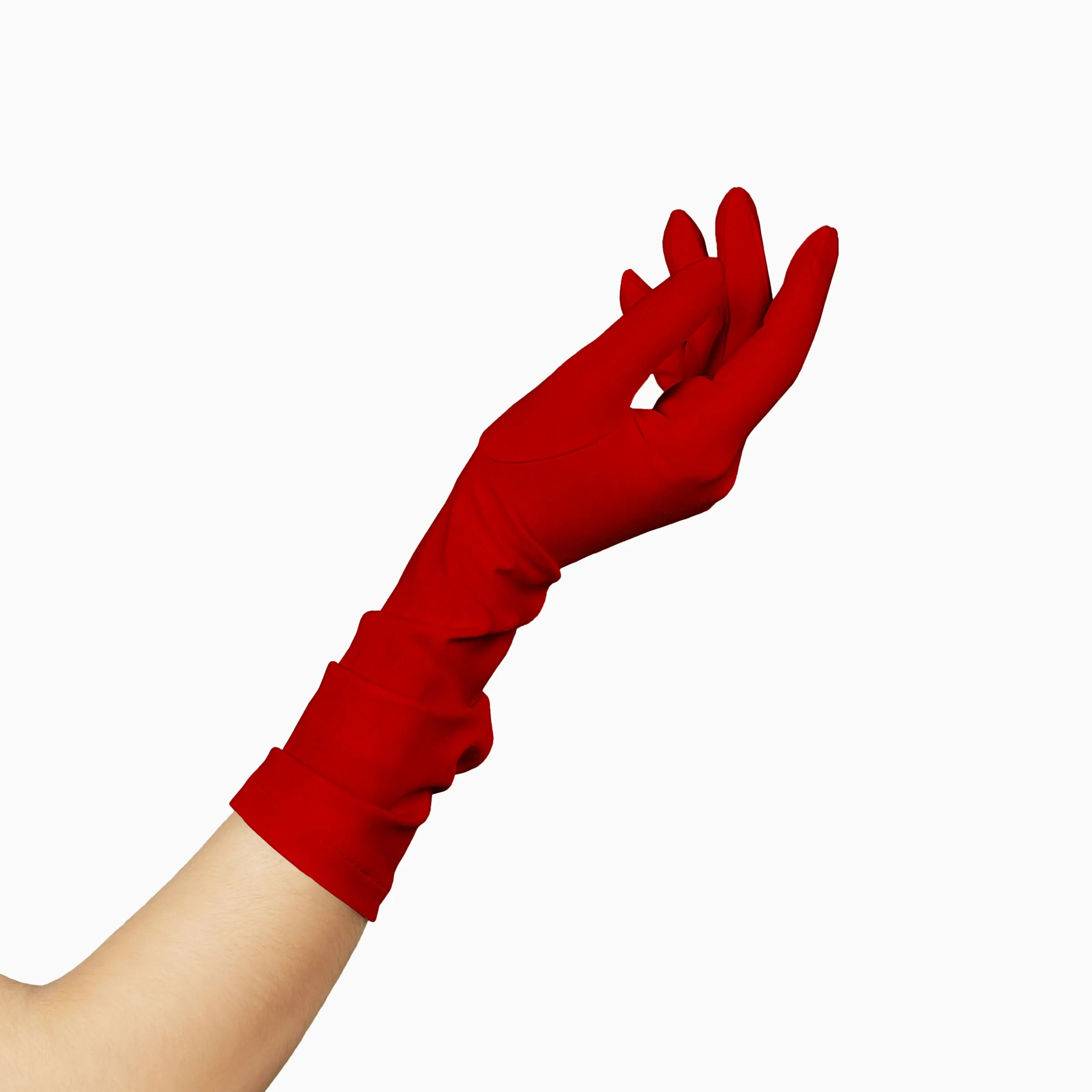 THE JILL - Red Mid Length Glove - Holiday Edition