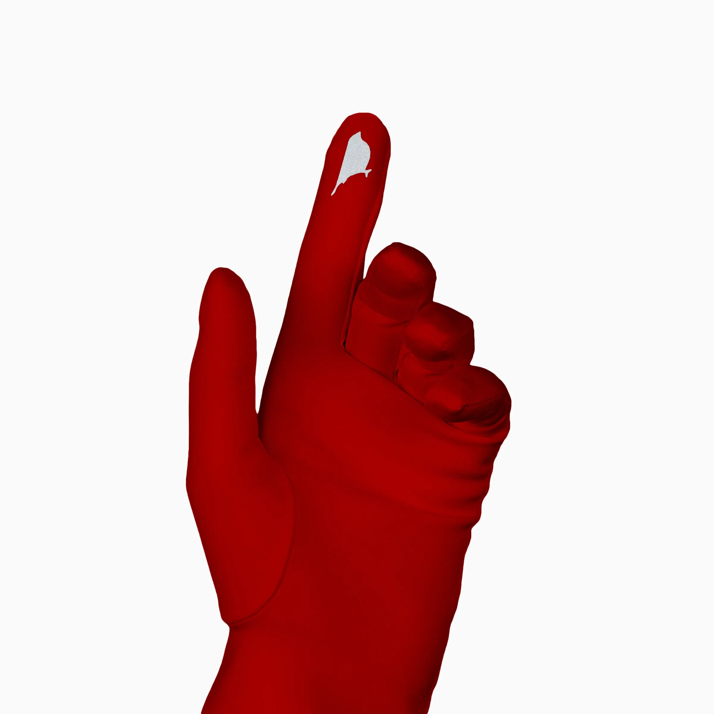 THE JILL - Red Mid Length Glove - Holiday Edition